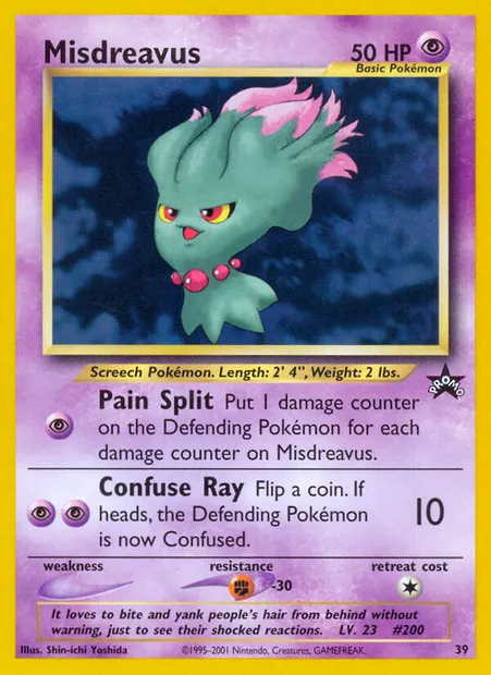 Feuforêve, carte Pokémon WP 39 — extension Wizards Black Star Promos