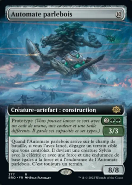 Automate parlebois, carte Magic BRO 377 — extension La Guerre Fratricide