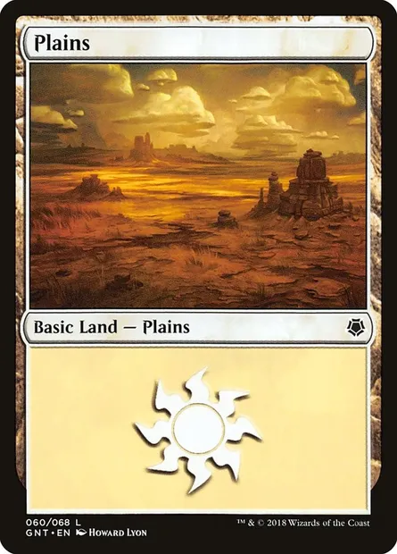 Plains, Magic card GNT 60 — Game Night set