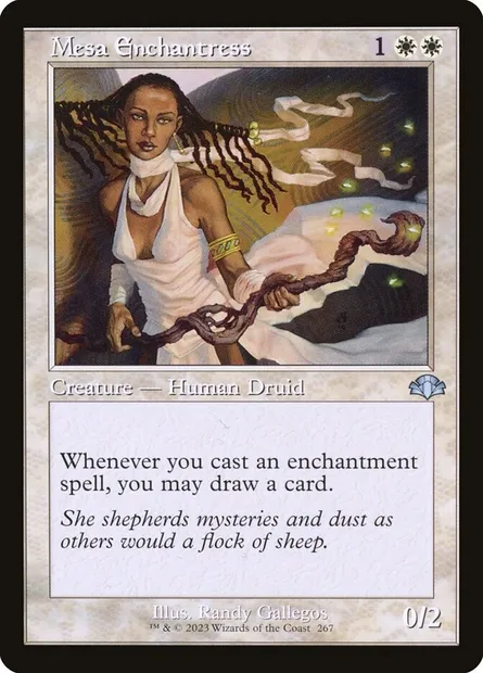 Mesa Enchantress, Magic card DMR 267 — Dominaria Remastered set