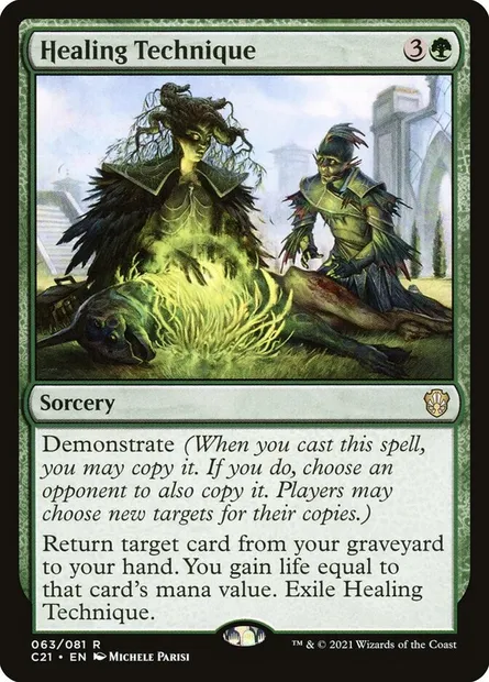 Healing Technique, Magic card C21 63 — Commander 2021 set