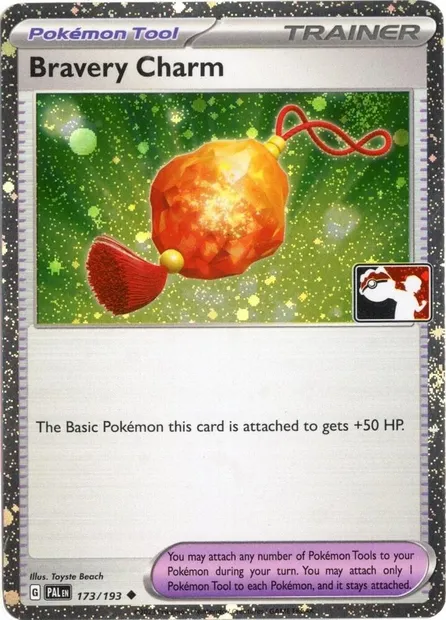 Bravery Charm, Pokémon card PPS 173-3 — Play! Pokémon Prize Pack Series set