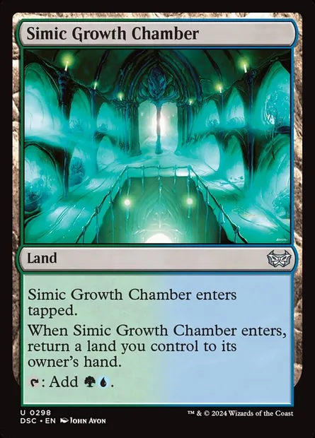 Simic Growth Chamber, Magic card DSC 298 — Duskmourn: House of Horror Commander set