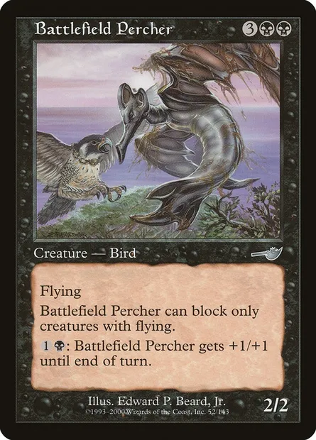 Battlefield Percher, Magic card NEM 52 — Nemesis set
