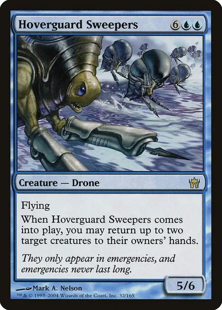 Hoverguard Sweepers, Magic card 5DN 32 — Fifth Dawn set