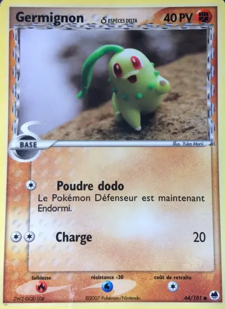 Germignon δ, carte Pokémon DF 44 — extension EX Île des Dragons