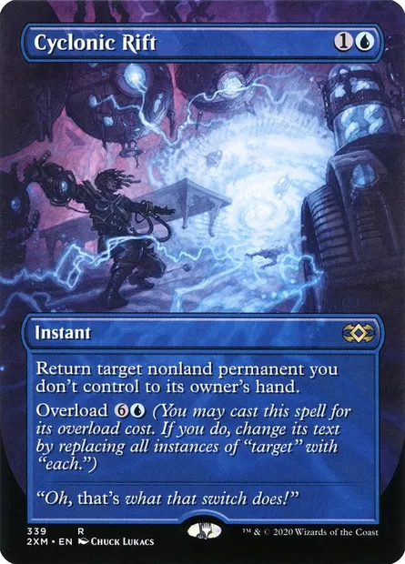 Cyclonic Rift, Magic card 2XM 339 — Double Masters set