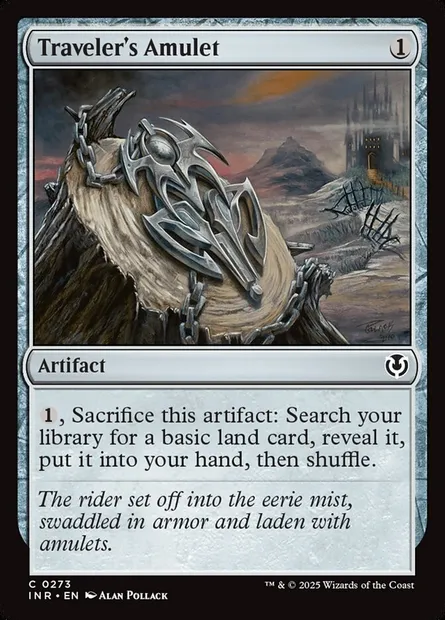 Amulette du voyageur, carte Magic INR 273 — extension Innistrad Remastered