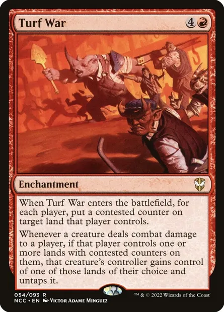 Turf War, Magic card NCC 54 — New Capenna Commander set