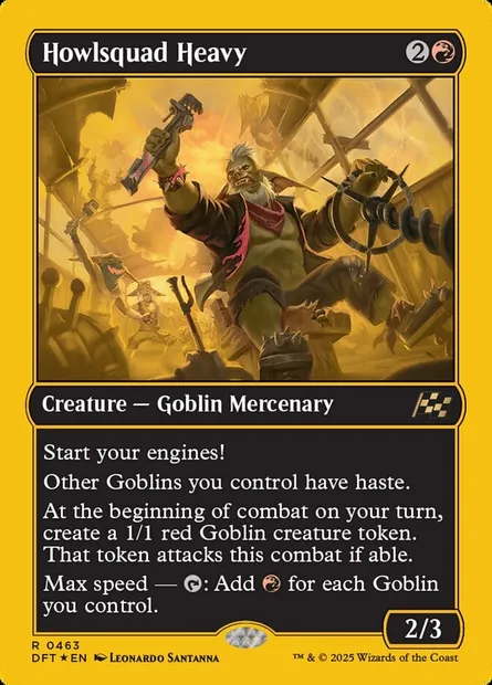 Howlsquad Heavy, Magic card DFT 463 — Aetherdrift set
