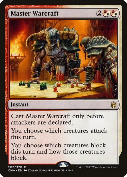 Master Warcraft, Magic card CMA 202 — Commander Anthology set