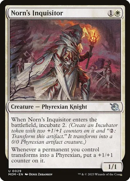 Norn's Inquisitor, Magic card MOM 29 — March of the Machine set