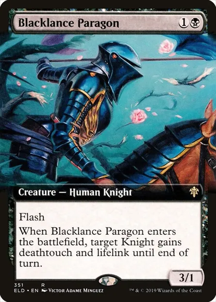 Blacklance Paragon, Magic card ELD 351 — Throne of Eldraine set