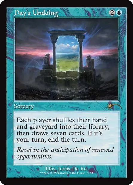 Day's Undoing, Magic card SLD 2153 — Secret Lair Drop set