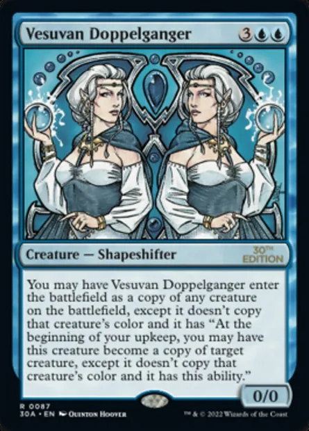Vesuvan Doppelganger, Magic card 30A 87 — 30th Anniversary Edition set