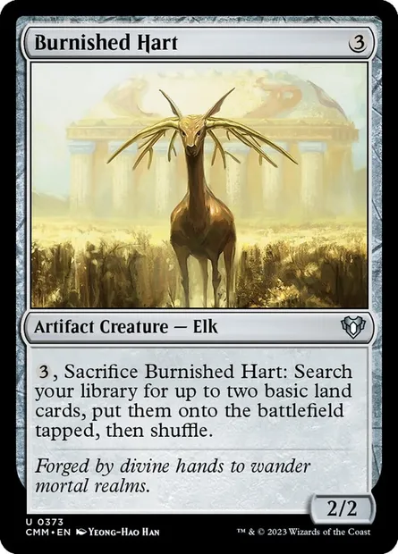 Burnished Hart, Magic card CMM 373 — Commander Masters set