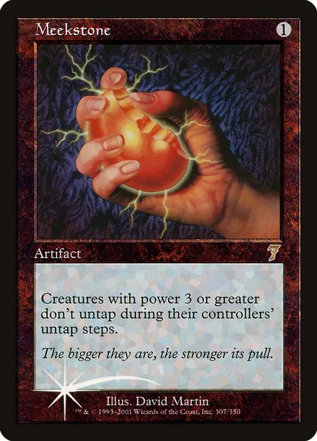 Pierre de soumission, carte Magic 7ED 307★ — extension Septième Edition