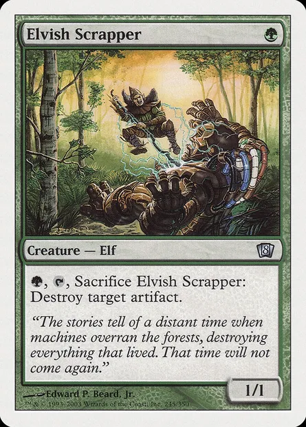 Elvish Scrapper, Magic card 8ED 245 — Eighth Edition set