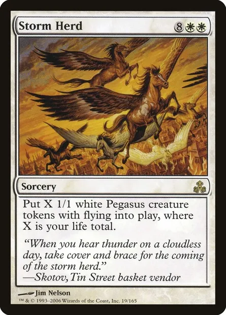 Storm Herd, Magic card GPT 19 — Guildpact set