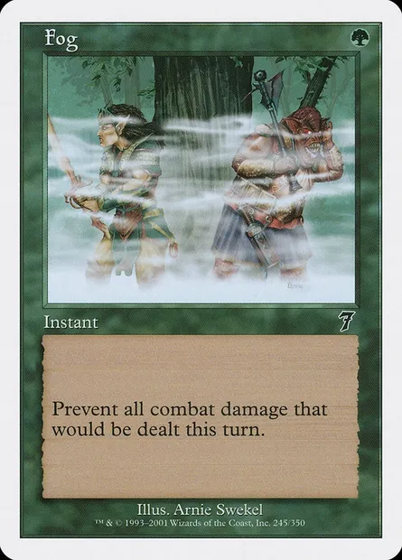 Brouillard, carte Magic 7ED 245 — extension Septième Edition