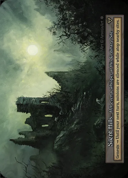 Silent Hills, carte Sorcery GOT 424 — extension Gothic