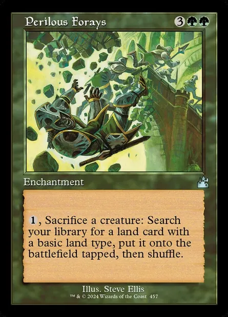 Incursions périlleuses, carte Magic RVR 457 — extension Ravnica Remastered