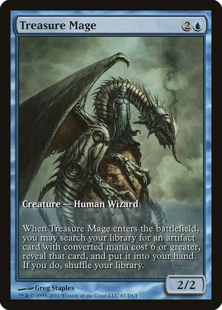 Mage au trésor, carte Magic DCI 67 — extension DCI Promos