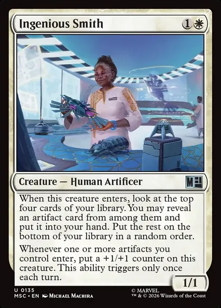 Ingenious Smith, Magic card MSC 135 — Marvel Super Heroes Commander set