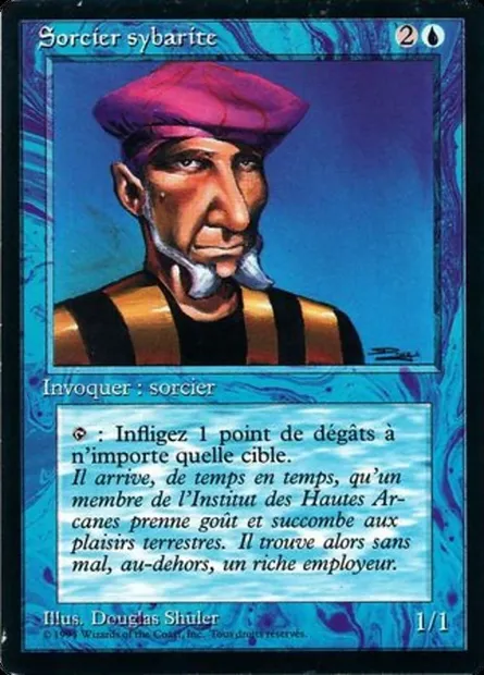 Prodigal Sorcerer, Magic card FBB 75 — Foreign Black Border set