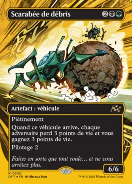 Scarabée de débris, carte Magic DFT 530 — extension Aetherdrift