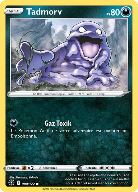 Tadmorv, carte Pokémon BRS 084 — extension Stars Étincelantes