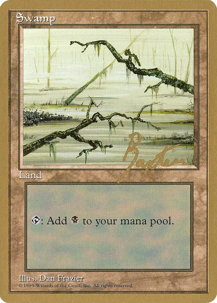 Swamp, Magic card PTC gb371 — Pro Tour Collector Set set