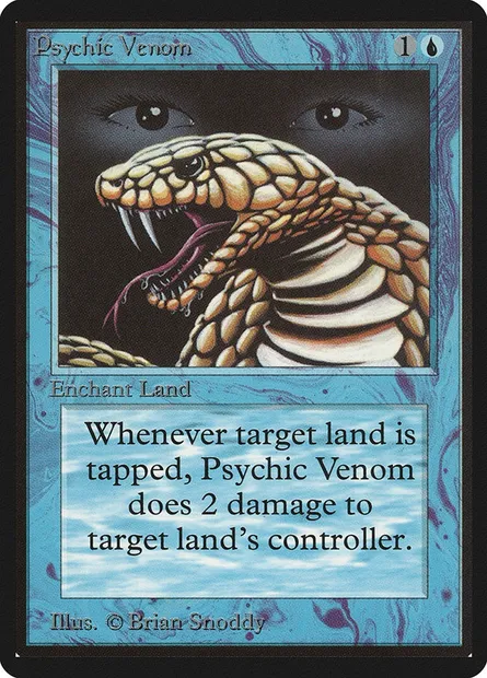 Psychic Venom, Magic card LEB 76 — Limited Edition Beta set