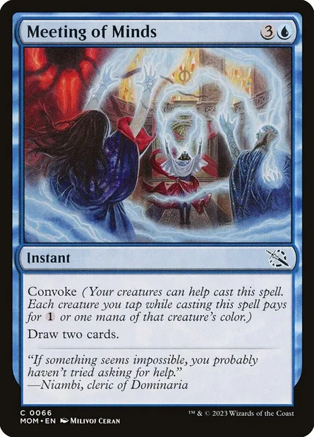 Meeting of Minds, Magic card MOM 66 — March of the Machine set