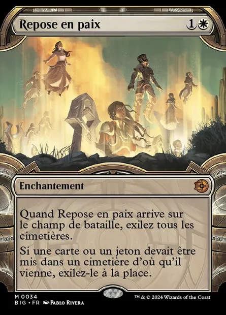 Repose en paix, carte Magic BIG 34 — extension The Big Score