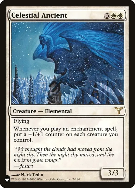 Celestial Ancient, Magic card PLST DIS-7 — The List set