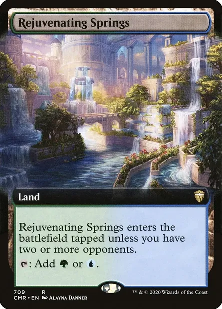 Rejuvenating Springs, Magic card CMR 709 — Commander Legends set