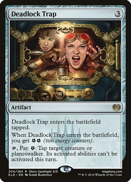 Deadlock Trap, Magic card KLD 204 — Kaladesh set