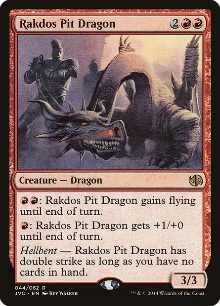 Rakdos Pit Dragon, Magic card JVC 44 — Duel Decks Anthology: Jace vs. Chandra set