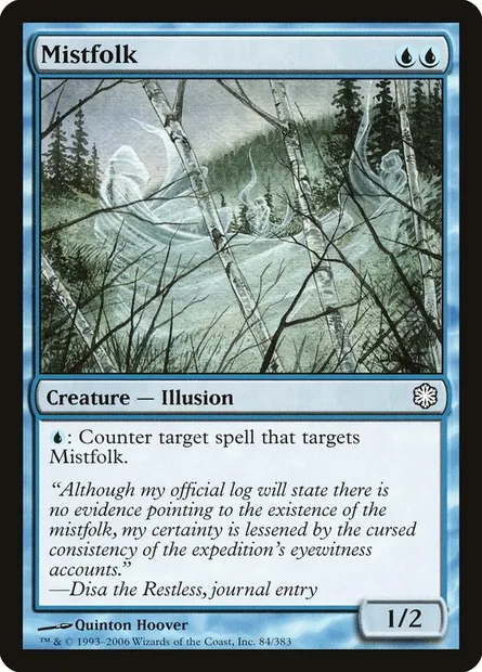 Mistfolk, Magic card CST 84 — Coldsnap Theme Decks set