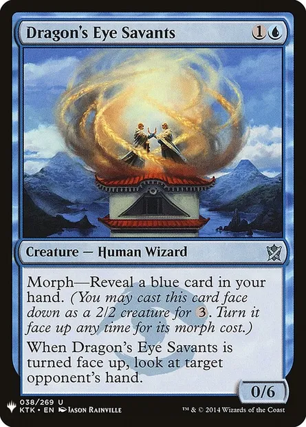 Dragon's Eye Savants, Magic card PLST KTK-38 — The List set