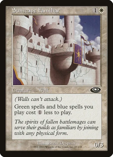 Sunscape Familiar, Magic card PLS 17 — Planeshift set