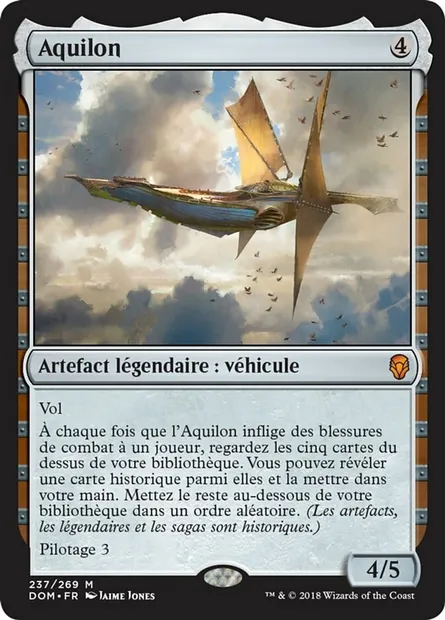 Aquilon, carte Magic DOM 237 — extension Dominaria