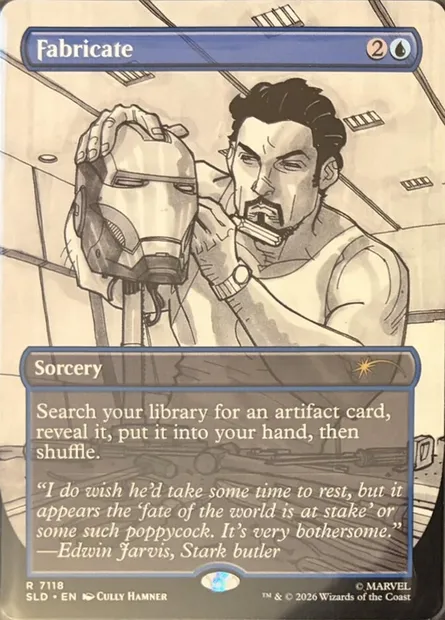 Fabrication, carte Magic SLD 7118 — extension Secret Lair Drop