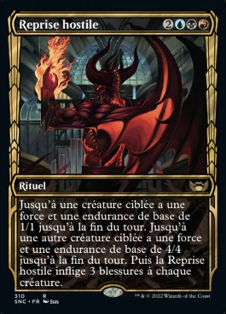 Reprise hostile, carte Magic SNC 310 — extension Les rues de la Nouvelle-Capenna