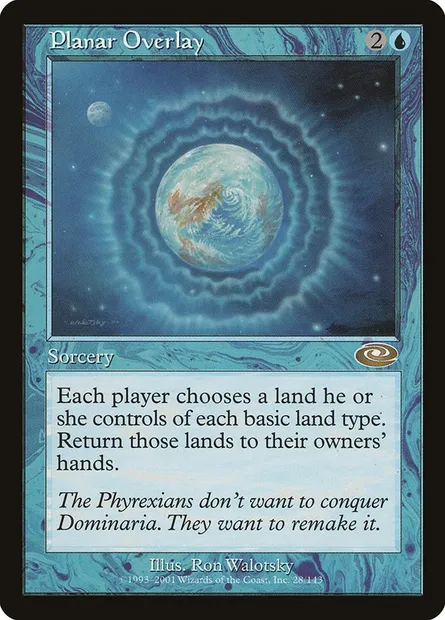 Planar Overlay, Magic card PLS 28 — Planeshift set