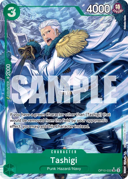 Tashigi, One Piece card OP10-032 — ROYAL BLOOD set