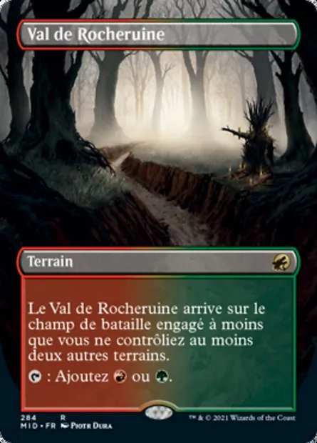 Val de Rocheruine, carte Magic MID 284 — extension Innistrad : chasse de minuit