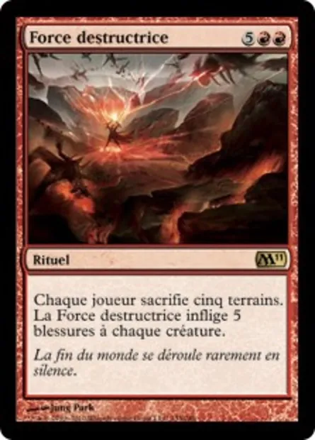 Force destructrice, carte Magic M11 133 — extension Magic 2011