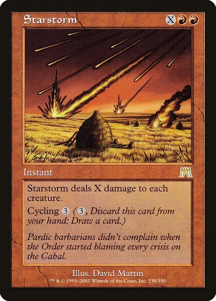 Starstorm, Magic card ONS 238 — Onslaught set